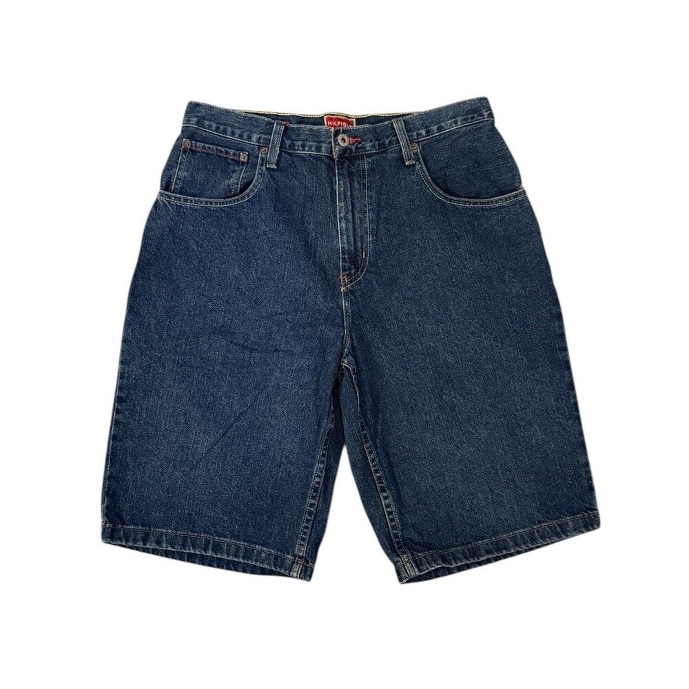 VINTAGE Tommy Hilfiger Freedom Shorts Men’s Size 32 Relaxed Fit Blue Y2K